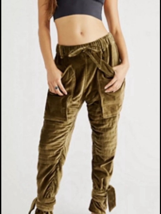 Free People Pants - Free People Nicholas K Velour Utility Pants Small NWOT